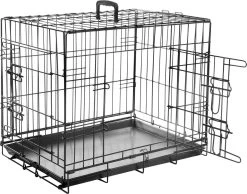 Flamingo Karlie Draadkooi Zwart 2 Deurs 63x43x49 Cm