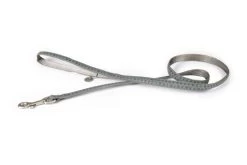 Beeztees Hondenriem Mac Leather 120cm X 15mm Grijs