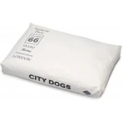 D&D Hondenkussen City Dogs Wit 100 X 70 X 12 Cm - 100 X 70 X 12 Cm