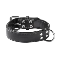 Adori Halsband Vetleer Zwart - Hondenhalsband - 60x2.5 Cm