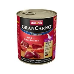 Animonda GranCarno Original Senior - Rund Met Kalkoenhart - 6 X 800 G
