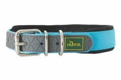 Hunter Halsband Voor Hond Convenience Comfort Neon Turquoise 37-45 Cmx25 Mm