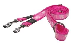 ROGZ Hondenriem Multi Purpose Pink Paw