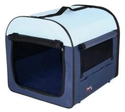 Trixie Reismand Donkerblauw / Lichtblauw 80x55x65 Cm