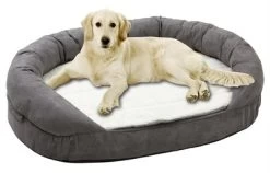Karlie Hondenmand Ovaal Ortho Grijs 100x65x24 Cm