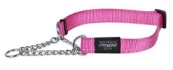 Rogz For Dogs Fanbelt Choker Verstelbaar Roze 56 X 2 Cm
