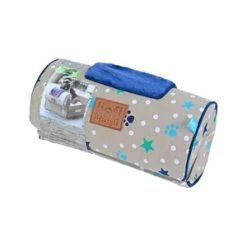 Lief! Comfort Kussen Voor Houten Hondenmand Boys Beige / Blauw 30x15 Cm