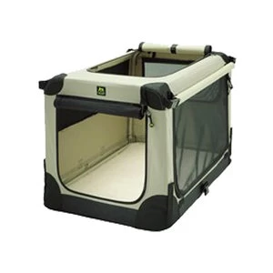 Maelson Soft Kennel Hondenbench - Tan - 82 X 59 X 59 Cm - Afbeelding 2