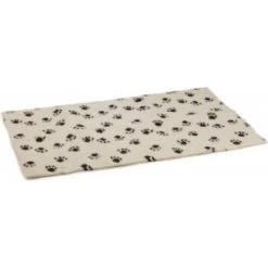 Beeztees Vetbed Voor Hond Met Voetopdruk Beige 120 X 75 Cm